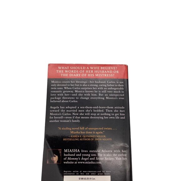 Diary Of A Mistress By Miasha 2006 Paperback Fiction Novel - Picture 8 of 14